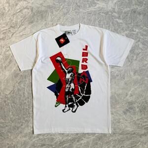 Ds Vtg 90S Michael Jordan Nba Chicago Bulls T-Shirt Size S Made In Usa